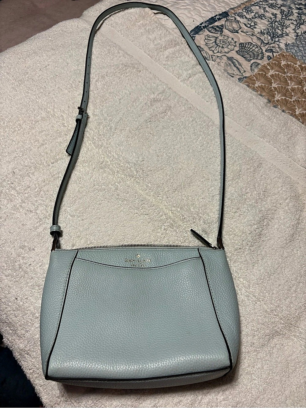kate spade new york Jackson Top Zip Crossbody Blue
